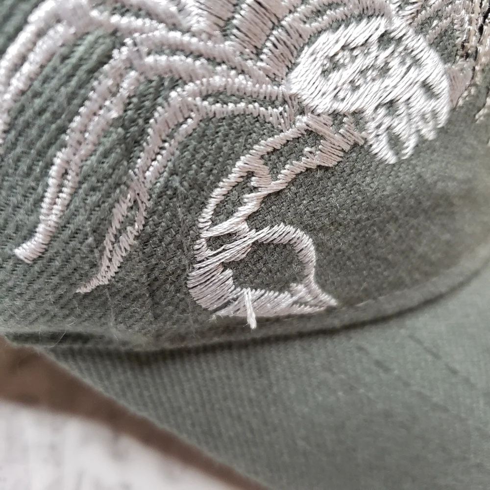 Blue Ocean Scorpion Embroidered Cap